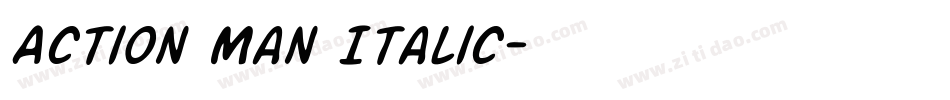 Action Man Italic字体转换